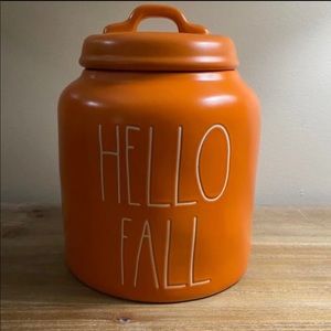 Rae Dunn Hello Fall canister